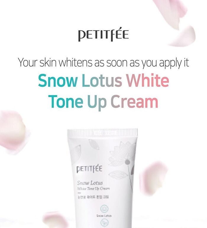 Petitfee Snow Lotus White Tone Up Cream - 50ml