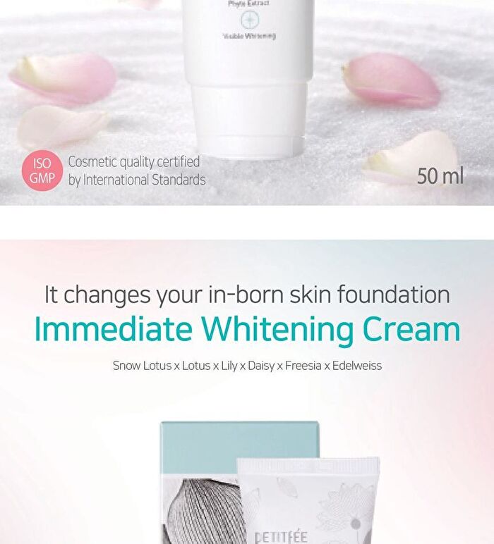 Petitfee Snow Lotus White Tone Up Cream - 50ml
