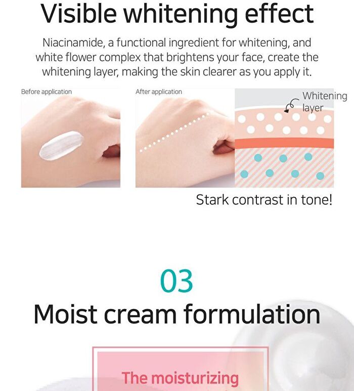 Petitfee Snow Lotus White Tone Up Cream - 50ml