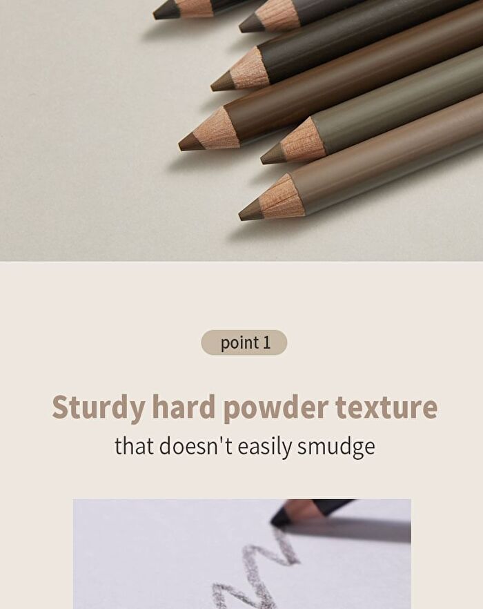 Mqny My Strong Eyebrow Pencil - 6 Colors - #102 Walnut Brown