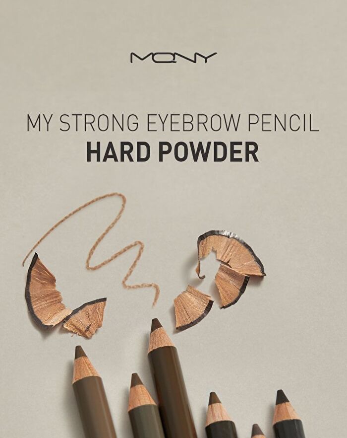 Mqny My Strong Eyebrow Pencil - 6 Colors - #102 Walnut Brown