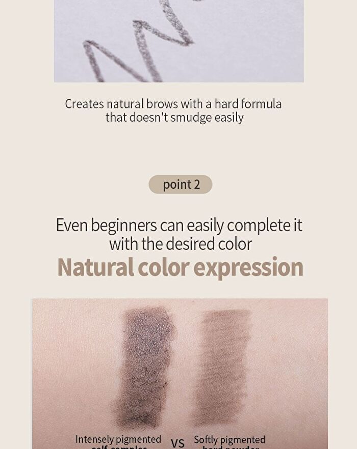 Mqny My Strong Eyebrow Pencil - 6 Colors - #105 Stone Gray