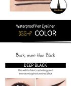 Waterproof Pen Eyeliner - 3 Colors - Deep Brown