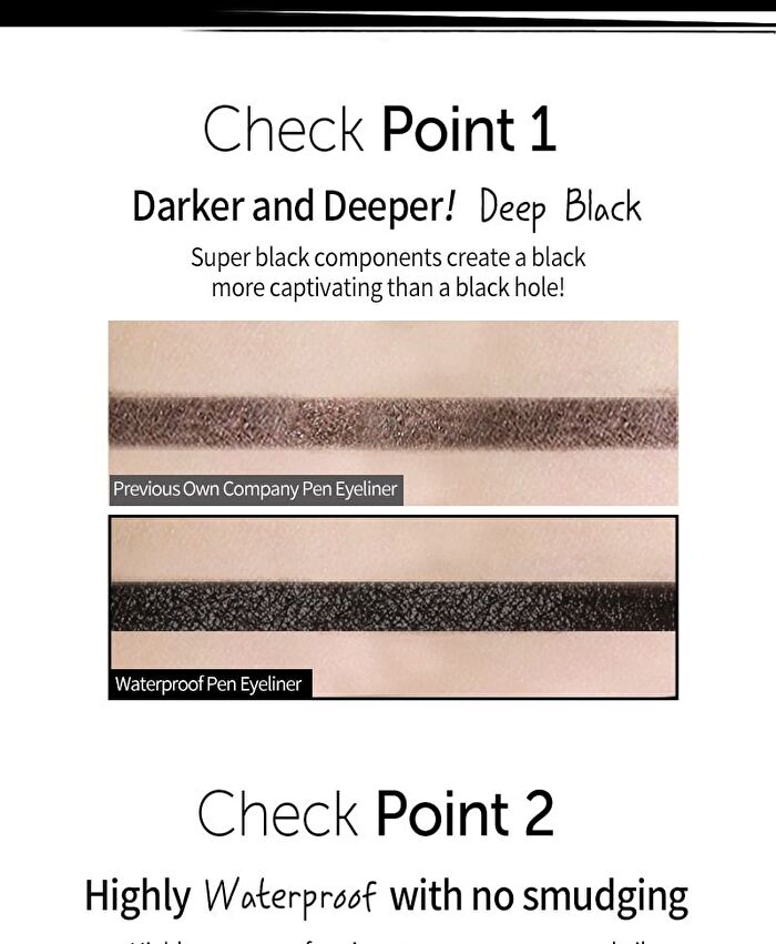 Waterproof Pen Eyeliner - 3 Colors - Deep Brown