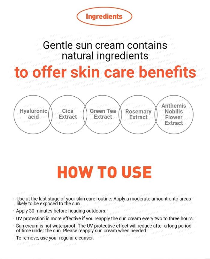 Mqny UV Daily Sun Cream (Natural Make-Up Base) - 50g