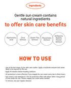 Mqny UV Daily Sun Cream (Natural Make-Up Base) - 50g