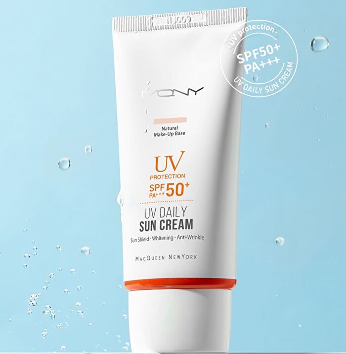 Mqny UV Daily Sun Cream (Natural Make-Up Base) - 50g