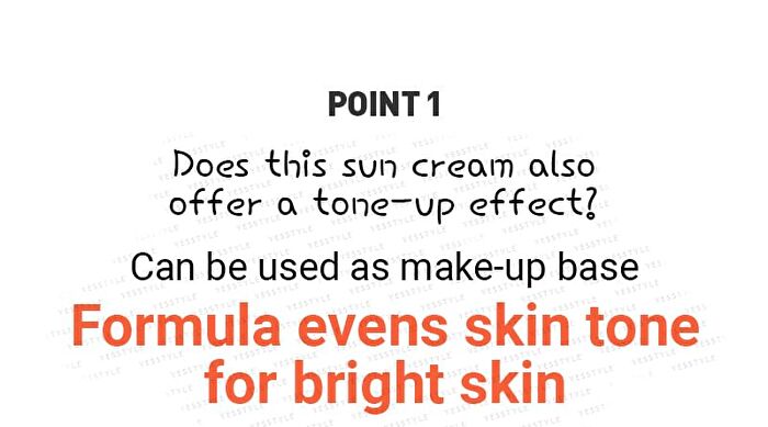 Mqny UV Daily Sun Cream (Natural Make-Up Base) - 50g