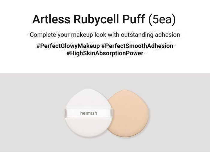 heimish Artless Rubycell Puff 5pcs - 5 pcs
