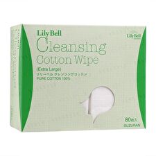 Suzuran Lily Bell Cleansing Cotton Wipe Extra Large - 80 pcs