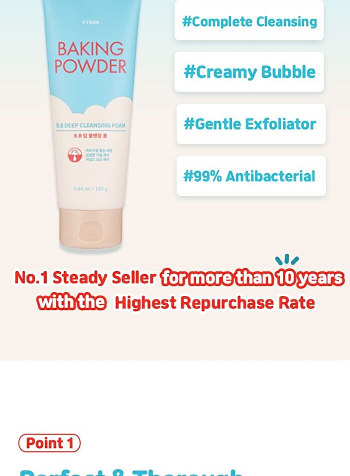 Baking Powder BB Deep Cleansing Foam - 160ml