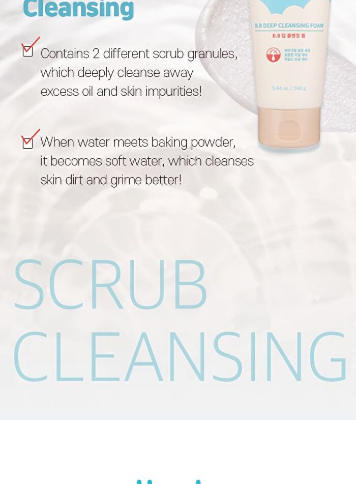 Baking Powder BB Deep Cleansing Foam - 160ml