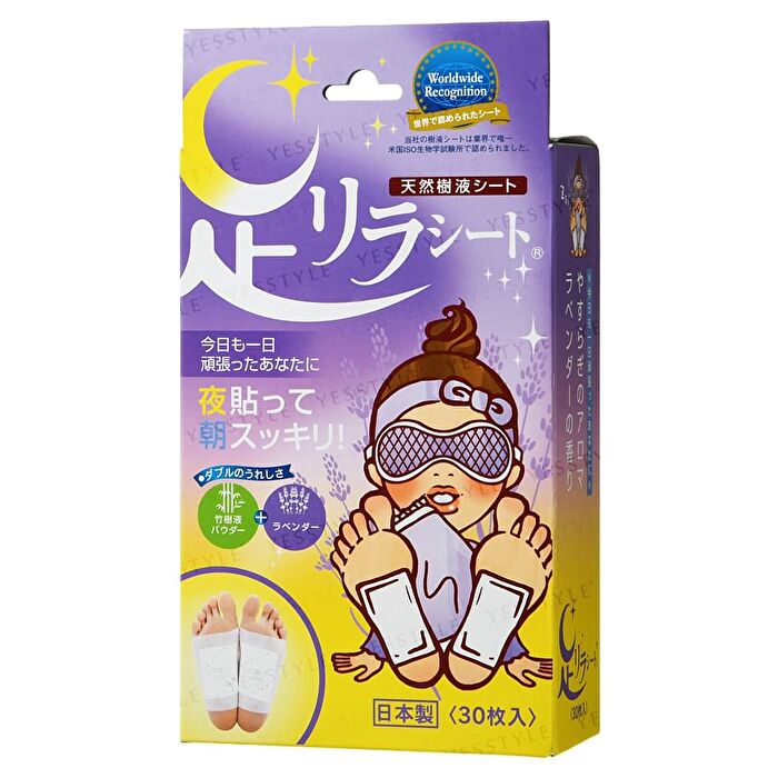 Kinomegumi Natural Beauty Foot Detox Patch - Titanium - 30 pcs