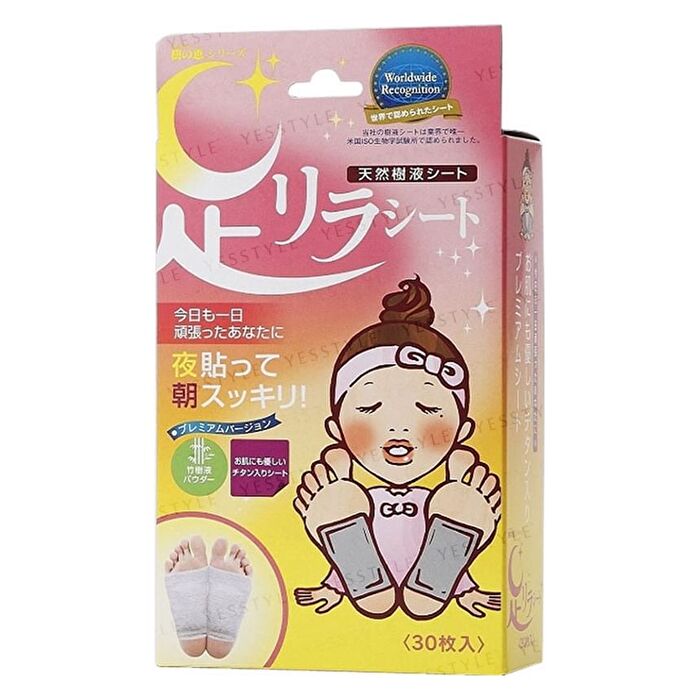 Kinomegumi Natural Beauty Foot Detox Patch - Titanium - 30 pcs