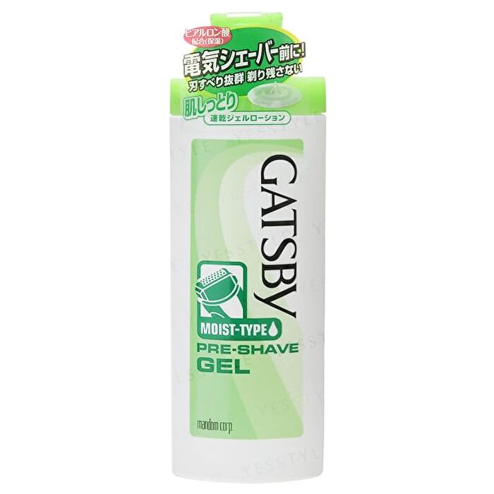 Gatsby Moist-Type Pre-Shave Gel - 140ml