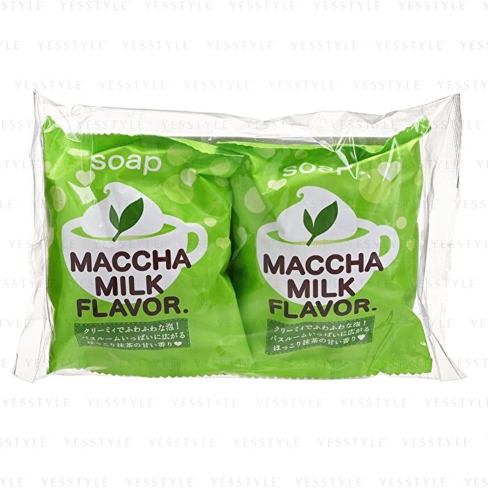 Milk Flavor Soap Set - Maccha - 80g x 2