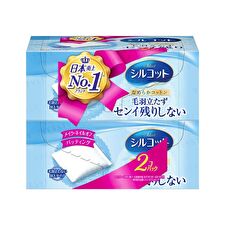 Unicharm Silcot Velvety Touch Cotton Pad - 82 pcs x 2