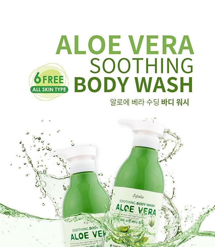 esfolio Aloe Vera Soothing Body Wash - 500ml