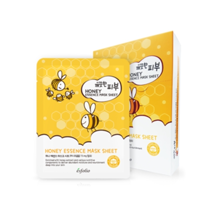 esfolio Pure Skin Honey Essence Mask Sheet Set 10pcs - 25ml x 10pcs