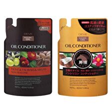 Kumano Cosme Deve 3 Oil Conditioner - Horse / Camellia / Coconut Oil - 400ml Refill
