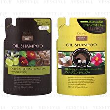 Kumano Cosme Deve 3 Natural Oil Oil Shampoo Refill 400ml - 2 Types - Horse / Camellia / Coconut Oil
