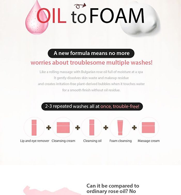 Maxclinic Rose Vitamin Oil Foam - 110g