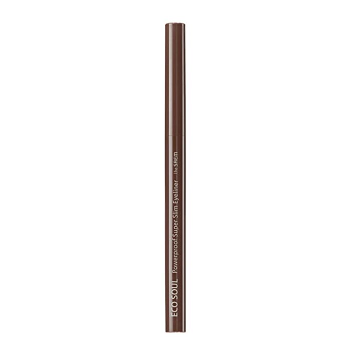 Eco Soul Powerproof Super Slim Eyeliner - 6 Colors - #BK01 Night Black
