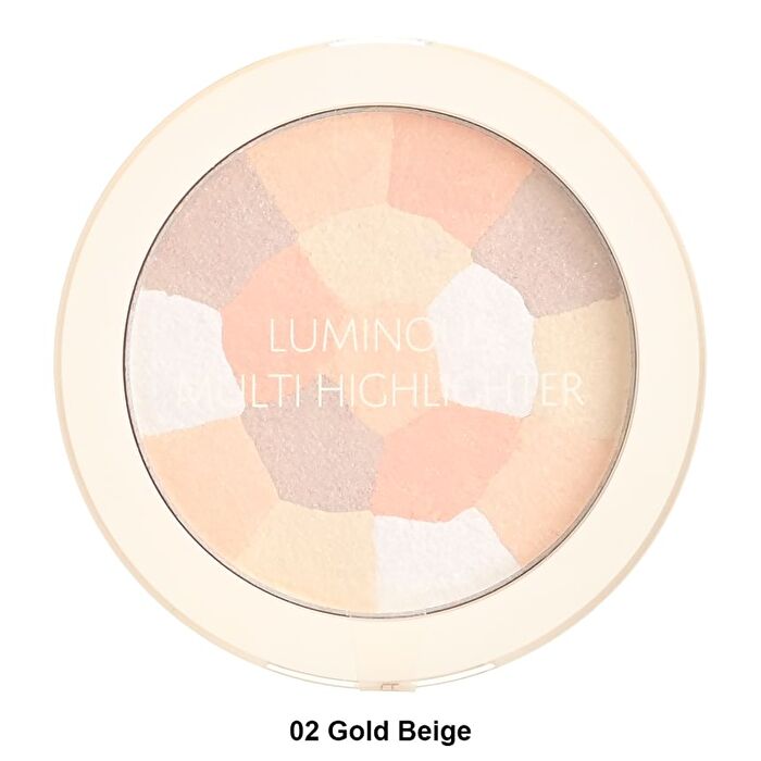Saemmul Luminous Multi Highlighter (2 Colors) - #02 Gold Beige
