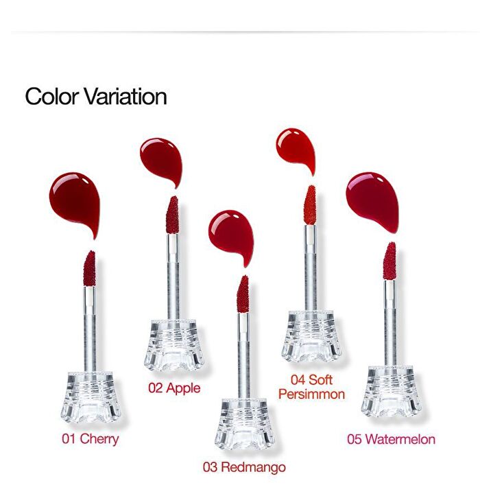 Saemmul Water Candy Tint - 5 Colors - #01 Cherry