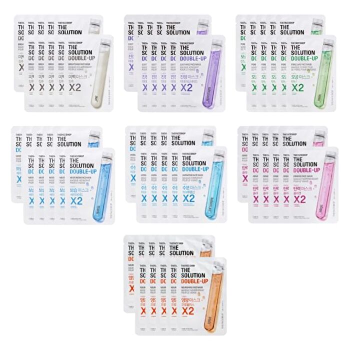 The Solution Mask Sheet 1pc (10 types) - Hydrating