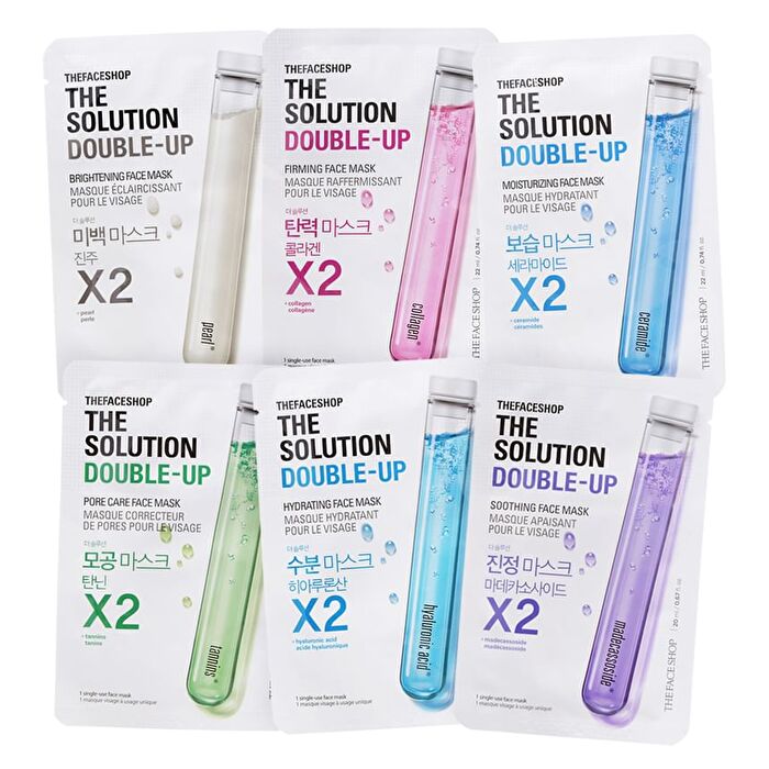 The Solution Mask Sheet 1pc (10 types) - Nourishing