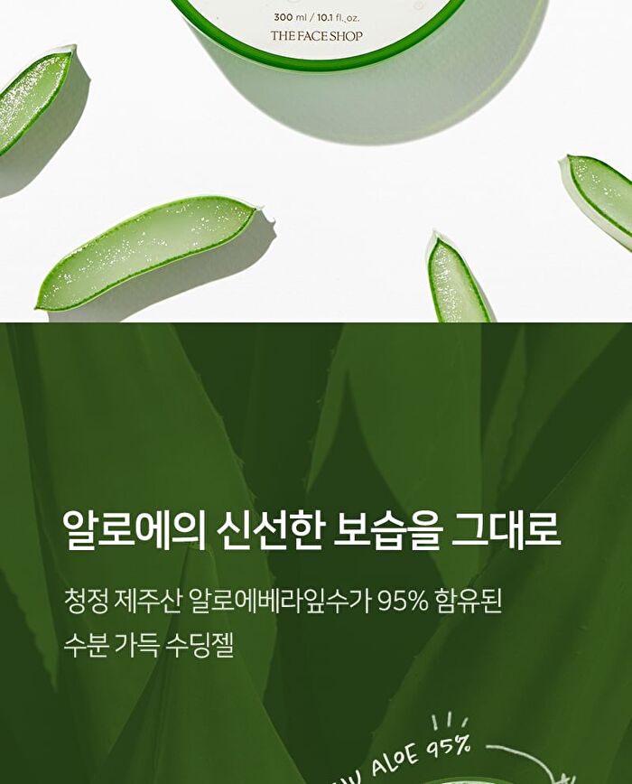 Jeju Aloe 95% Fresh Soothing Gel - 300ml