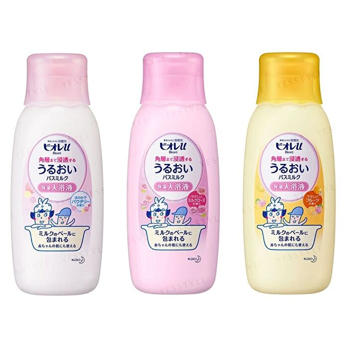 Biore U Moisture Bath Milk - Rose - 480ml Refill