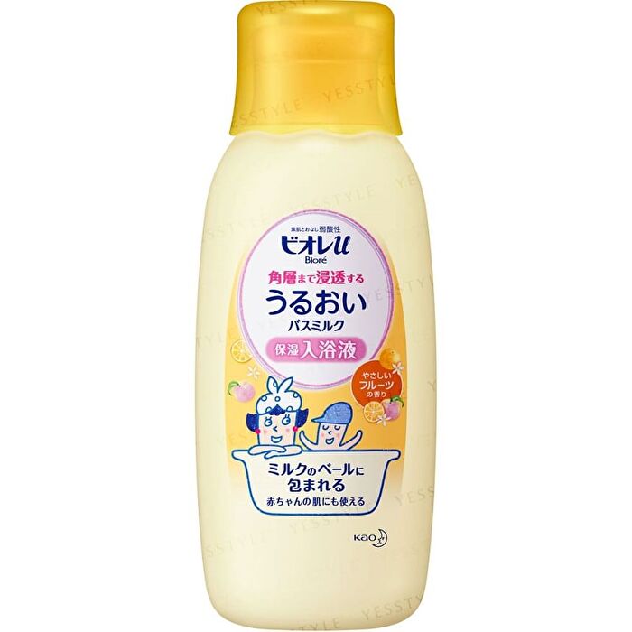 Biore U Moisture Bath Milk - Milk Rose - 600ml