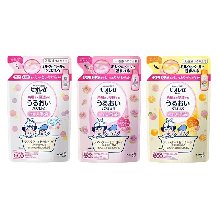 Biore U Moisture Bath Milk - Milk Rose - 600ml