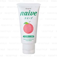 Kracie Naive Makeup Removal Face Wash 45g - Peach Leaf