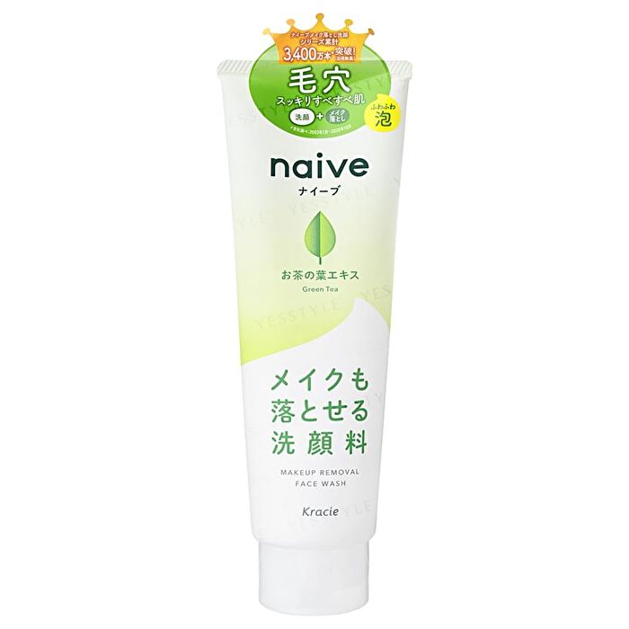 Naive Makeup Removal Face Wash - Peach Leaf - 200g