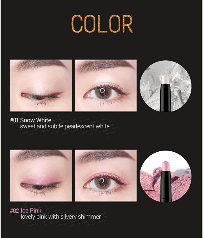 Shining Pearl Shadow Stick (13 Colors) - #09 Rose Gold