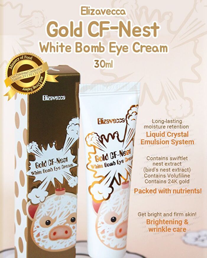 Gold CF-Nest White Bomb Eye Cream - 30ml