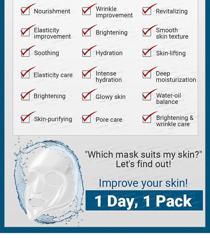 Deep Power Ringer Mask Pack - 10 Types - Centella Asiatica