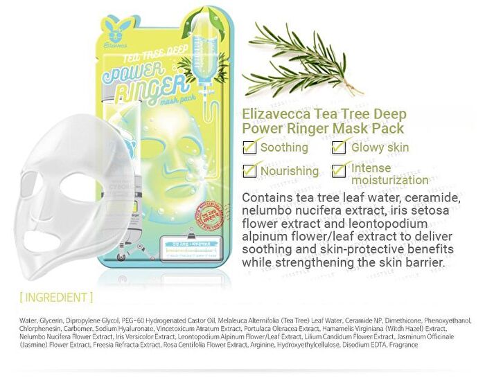 Deep Power Ringer Mask Pack - 10 Types - Aqua