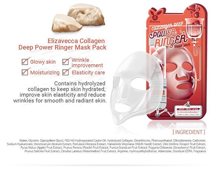 Deep Power Ringer Mask Pack - 10 Types - Red Ginseng