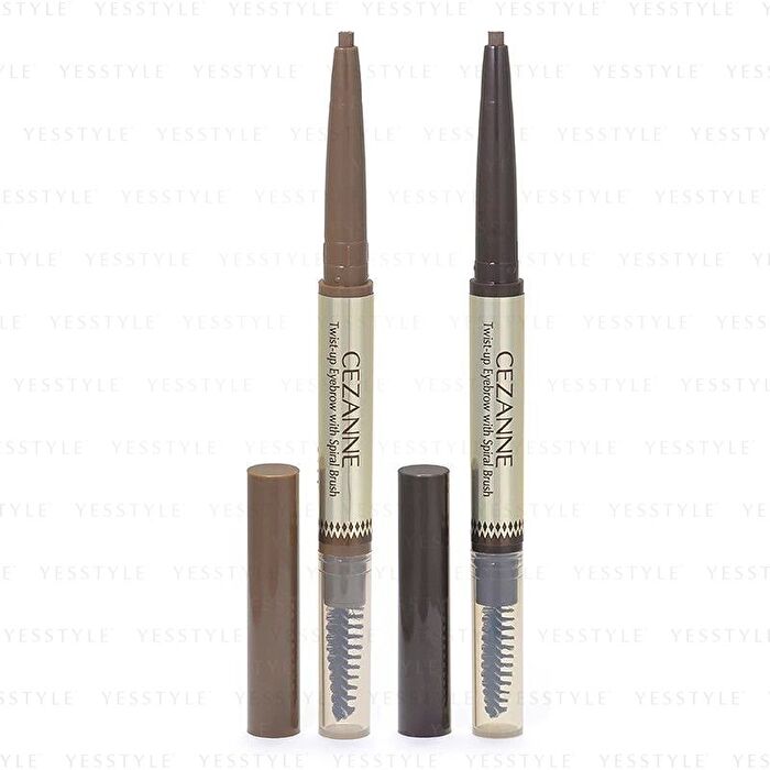 Twist-Up Eyebrow With Spiral Brush - 02 Olive Brown
