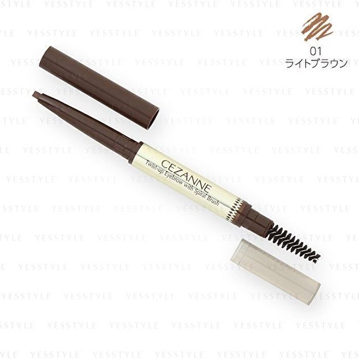 Twist-Up Eyebrow With Spiral Brush - 02 Olive Brown