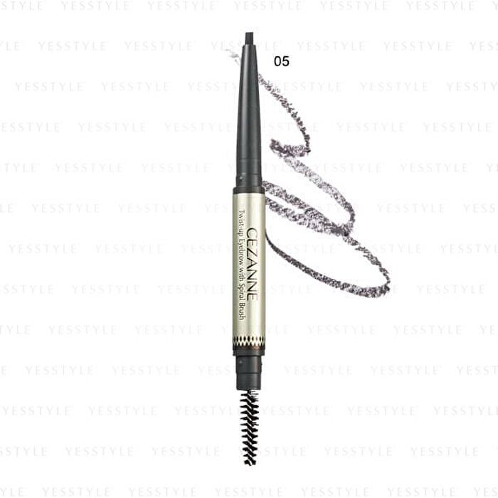 Twist-Up Eyebrow With Spiral Brush - 02 Olive Brown