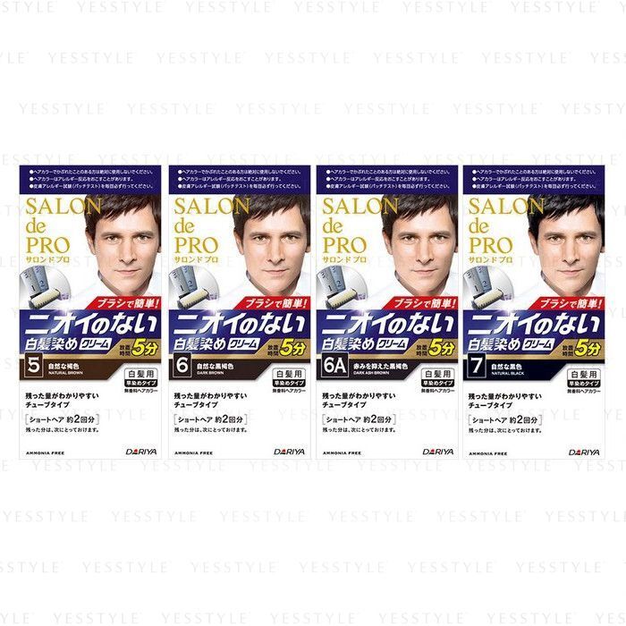 Dariya Salon De Pro Men\'s Speedy Hair Color Cream - 6A Reddish Black Brown