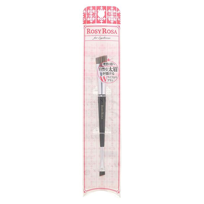 Rosy Rosa Double-Ended Eyebrow Brush - 1 pc