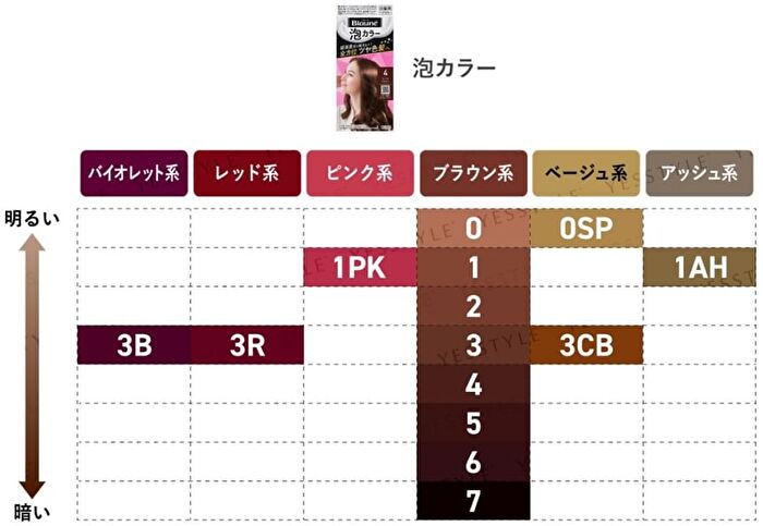 Blaune Foam Hair Color - 1 Stylish Brown