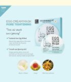 Egg Cream Mask Set - 4 Types - Hydration
