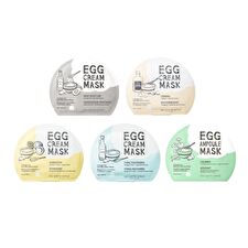 too cool for school Egg Cream Mask - 5 Types - #01 Hydration